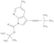 1H-Pyrrolo[2,3-b]pyridine-1-carboxylic acid, 5-methyl-3-[2-(trimethylsilyl)ethynyl]-, 1,1-dimethyl…