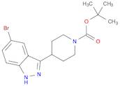 1-Piperidinecarboxylic acid, 4-(5-bromo-1H-indazol-3-yl)-, 1,1-dimethylethyl ester