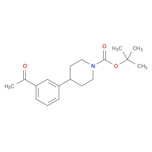 1-Piperidinecarboxylic acid, 4-(3-acetylphenyl)-, 1,1-dimethylethyl ester