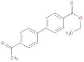 [1,1'-Biphenyl]-4-carboxylic acid, 4'-acetyl-, ethyl ester