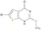 Thieno[2,3-d]pyrimidin-4(1H)-one, 6-bromo-2-(methylthio)-