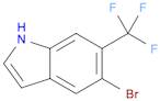 1H-Indole, 5-bromo-6-(trifluoromethyl)-