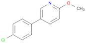 Pyridine, 5-(4-chlorophenyl)-2-methoxy-