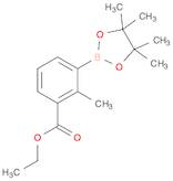 Benzoic acid, 2-methyl-3-(4,4,5,5-tetramethyl-1,3,2-dioxaborolan-2-yl)-, ethyl ester