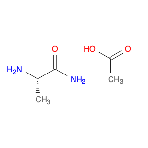 Propanamide, 2-amino-, (2S)-, acetate (1:1)