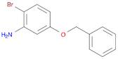 Benzenamine, 2-bromo-5-(phenylmethoxy)-