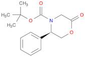 4-Morpholinecarboxylic acid, 2-oxo-5-phenyl-, 1,1-dimethylethyl ester, (5R)-