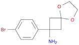 5,8-Dioxaspiro[3.4]octan-2-amine, 2-(4-bromophenyl)-