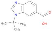 1H-Benzimidazole-6-carboxylic acid, 1-(1,1-dimethylethyl)-