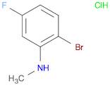 Benzenamine, 2-bromo-5-fluoro-N-methyl-, hydrochloride (1:1)