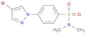 Benzenesulfonamide, 4-(4-bromo-1H-pyrazol-1-yl)-N,N-dimethyl-