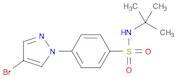 Benzenesulfonamide, 4-(4-bromo-1H-pyrazol-1-yl)-N-(1,1-dimethylethyl)-