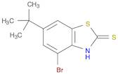 2(3H)-Benzothiazolethione, 4-bromo-6-(1,1-dimethylethyl)-