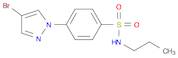 Benzenesulfonamide, 4-(4-bromo-1H-pyrazol-1-yl)-N-propyl-