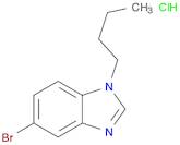 1H-Benzimidazole, 5-bromo-1-butyl-, hydrochloride (1:1)