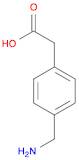 Benzeneacetic acid, 4-(aminomethyl)-