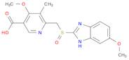 3-Pyridinecarboxylic acid, 4-methoxy-6-[[(6-methoxy-1H-benzimidazol-2-yl)sulfinyl]methyl]-5-methyl-