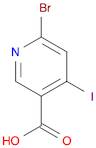 3-Pyridinecarboxylic acid, 6-bromo-4-iodo-