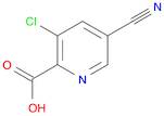 2-Pyridinecarboxylic acid, 3-chloro-5-cyano-