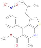 Thieno[2,3-b]pyridine-5-carboxylic acid, 4,7-dihydro-6-methyl-3-(2-methylpropyl)-4-(3-nitrophenyl)…