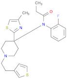 Propanamide, N-(2-fluorophenyl)-N-[4-(4-methyl-2-thiazolyl)-1-[2-(3-thienyl)ethyl]-4-piperidinyl]-