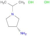 3-Pyrrolidinamine, 1-(1-methylethyl)-, hydrochloride (1:2), (3R)-