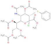 D-erythro-α-L-gluco-2-Nonulopyranosonic acid, 5-(acetylamino)-2-chloro-2,5-dideoxy-3-S-phenyl-3-...