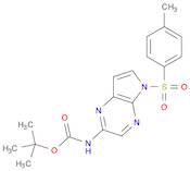 Carbamic acid, N-[5-[(4-methylphenyl)sulfonyl]-5H-pyrrolo[2,3-b]pyrazin-2-yl]-, 1,1-dimethylethyl …