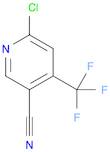 3-Pyridinecarbonitrile, 6-chloro-4-(trifluoromethyl)-