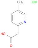 2-Pyridineacetic acid, 5-methyl-, hydrochloride (1:1)