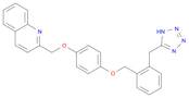 Quinoline, 2-[[4-[[2-(2H-tetrazol-5-ylmethyl)phenyl]methoxy]phenoxy]methyl]-