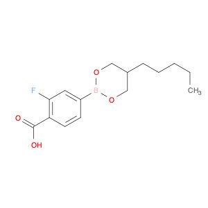 Benzoic acid, 2-fluoro-4-(5-pentyl-1,3,2-dioxaborinan-2-yl)-