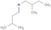 1-Butanamine, 2-methyl-N-(3-methylbutylidene)-