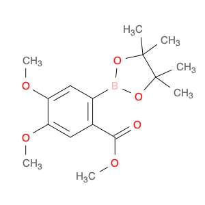 Benzoic acid, 4,5-dimethoxy-2-(4,4,5,5-tetramethyl-1,3,2-dioxaborolan-2-yl)-, methyl ester