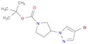 1-Pyrrolidinecarboxylic acid, 3-(4-bromo-1H-pyrazol-1-yl)-, 1,1-dimethylethyl ester