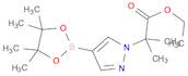 1H-Pyrazole-1-acetic acid, α,α-dimethyl-4-(4,4,5,5-tetramethyl-1,3,2-dioxaborolan-2-yl)-, ethyl es…