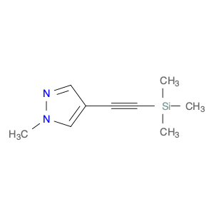 1H-Pyrazole, 1-methyl-4-[2-(trimethylsilyl)ethynyl]-