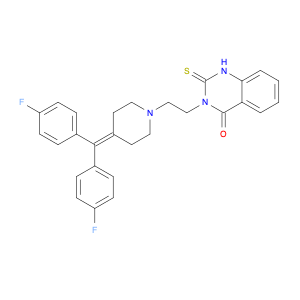 4(1H)-Quinazolinone, 3-[2-[4-[bis(4-fluorophenyl)methylene]-1-piperidinyl]ethyl]-2,3-dihydro-2-t...