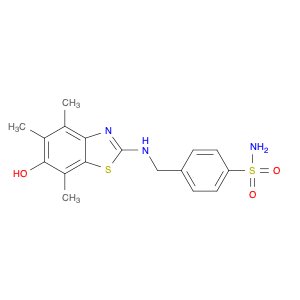 4-(((6-Hydroxy-4,5,7-trimethylbenzo[d]thiazol-2-yl)amino)methyl)benzenesulfonamide