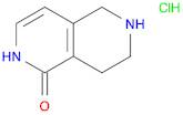 2,6-Naphthyridin-1(2H)-one, 5,6,7,8-tetrahydro-, hydrochloride (1:1)