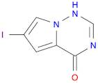 Pyrrolo[2,1-f][1,2,4]triazin-4(1H)-one, 6-iodo-