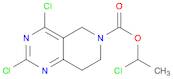 Pyrido[4,3-d]pyrimidine-6(5H)-carboxylic acid, 2,4-dichloro-7,8-dihydro-, 1-chloroethyl ester