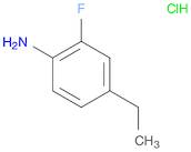 Benzenamine, 4-ethyl-2-fluoro-, hydrochloride (1:1)