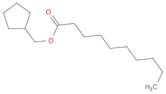 Decanoic acid, cyclopentylmethyl ester