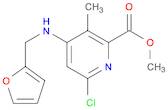 2-Pyridinecarboxylic acid, 6-chloro-4-[(2-furanylmethyl)amino]-3-methyl-, methyl ester