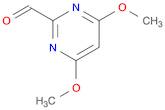 2-Pyrimidinecarboxaldehyde, 4,6-dimethoxy-