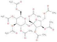 α-D-Glucopyranoside, 1,3,4,6-tetra-O-acetyl-β-D-fructofuranosyl, 2,3,4,6-tetraacetate