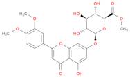 β-D-Glucopyranosiduronic acid, 2-(3,4-dimethoxyphenyl)-5-hydroxy-4-oxo-4H-1-benzopyran-7-yl, met...