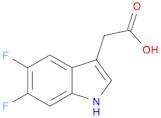 1H-Indole-3-acetic acid, 5,6-difluoro-