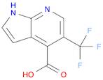 1H-Pyrrolo[2,3-b]pyridine-4-carboxylic acid, 5-(trifluoromethyl)-